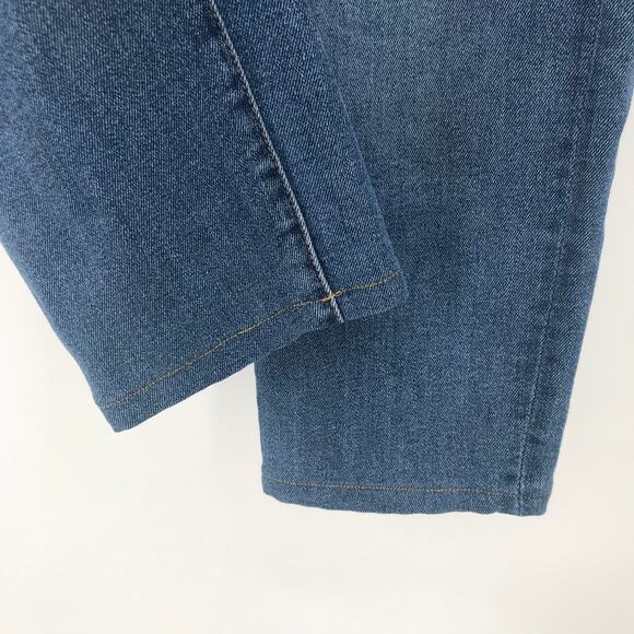 DL1961 Chrissy Trimtone Skinny Crop Womens 32 Medium Blue Professionally Altered - Picture 2 of 12